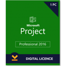 Microsoft Project 2016 Professional License – 1PC