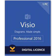 Microsoft Visio 2016 Professional License – 1PC